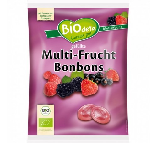 Bomboane cu fructe de padure bio